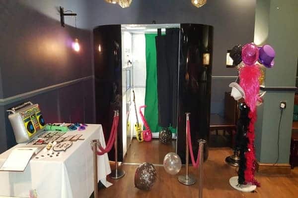 Photo selfie booth rental for a birthday