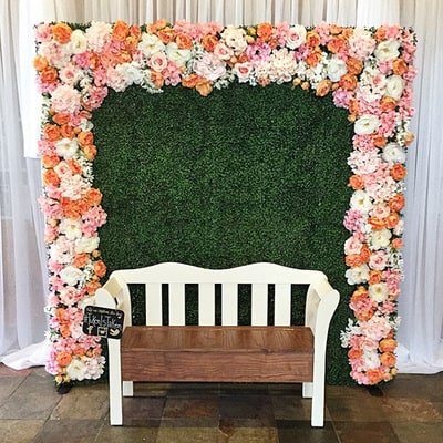 Wall Flowers for Photo Booth